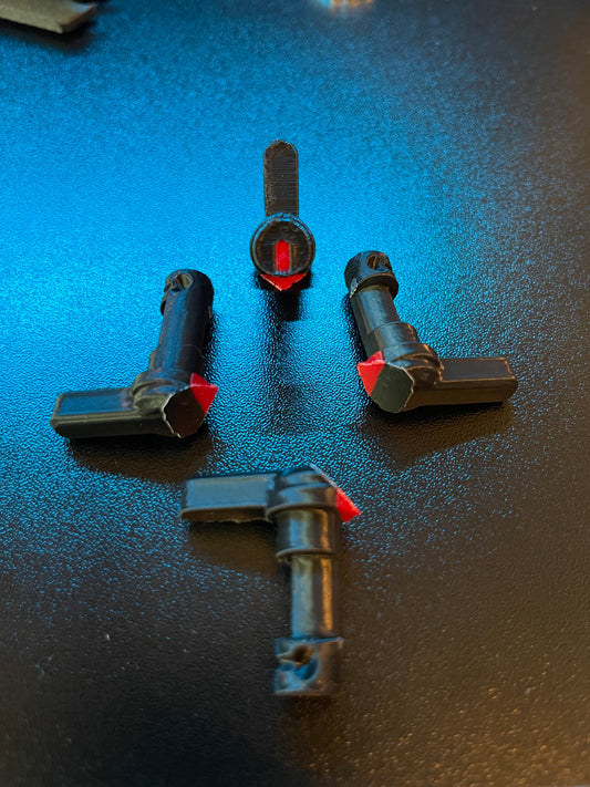 Kabuto Turd Safty Selector Pla+ red tip